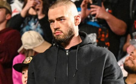 Austin Theory Drops Two-Word Statement After WWE RAW Unmasking Austin Theory Drops Two-Word Statement After WWE RAW Unmasking