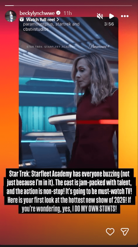 Becky Lynch - Instagram Stories