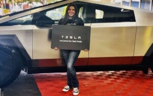 Eddie Guerrero’s Daughter Kaylie Flexes New Tesla Cyberbeast