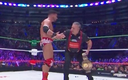 Ethan Page Threatens to Sue AAA After Ref Pulls Wrench Out of His Trunks Live on Air at Guerra de Titanes