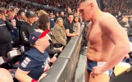 Footage Shows Young John Cena Fan Crashing Out at GUNTHER at Ringside Footage Shows Young John Cena Fan Crashing Out at GUNTHER at Ringside