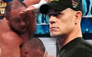 John Cena Reacts to Samoa Joe’s STF Tribute During AEW Dynamite John Cena Reacts to Samoa Joe’s STF Tribute During AEW Dynamite