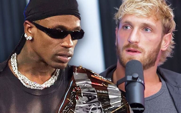 Logan Paul Reveals Travis Scott Backed Out of Planned WWE Match at Last Minute Logan Paul Reveals Travis Scott Backed Out of Planned WWE Match at Last Minute