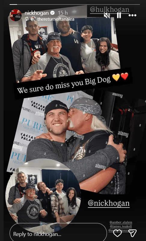 Nick Hogan Honors Hulk Hogan’s Memory in Emotional Holiday Throwback