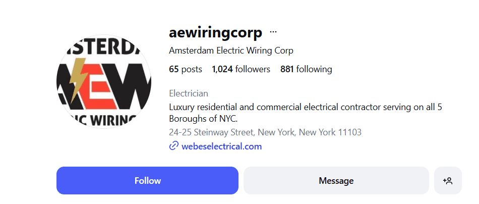 NYC Electrical Company Blatantly Rips Off AEW Logo