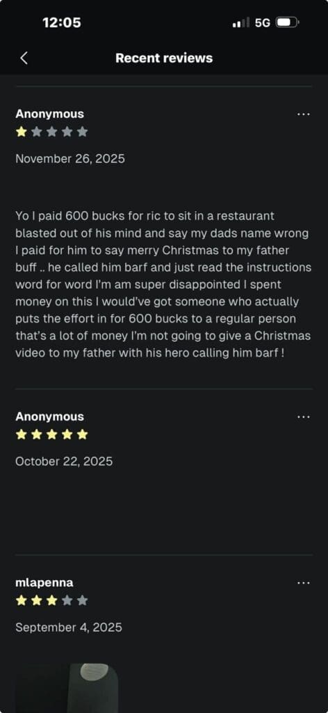 Ric Flair's Drunken Behavior Blasted With Multiple One-Star Cameo Reviews