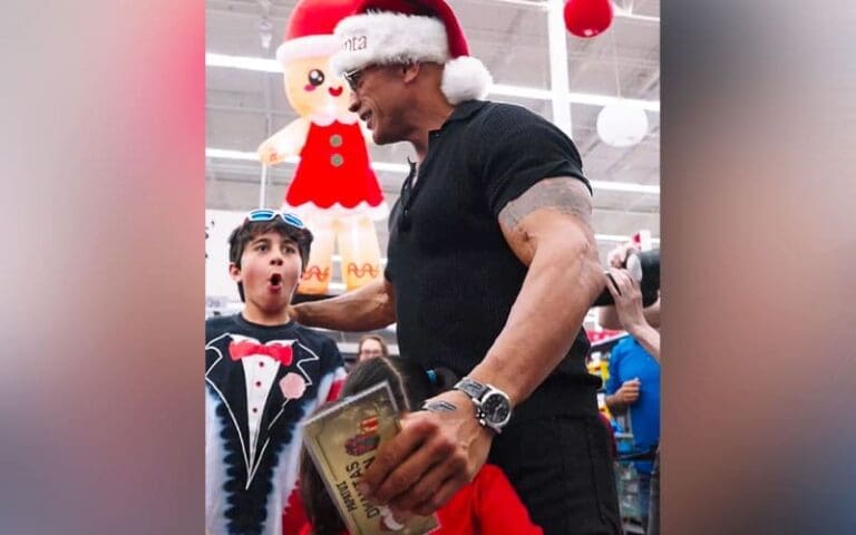 The Rock Turns Walmart Upside Down With Massive Holiday Giveaway for Kids