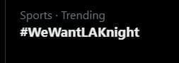 #WeWantLAKnight Trends on Twitter Ahead of John Cena Retirement Match Qualifier