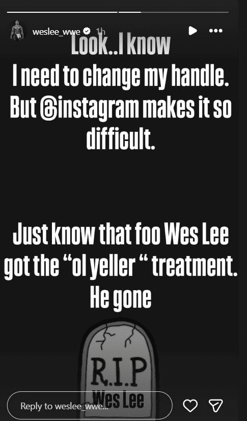 Dezmond Xavier Explains Why He Hasn't Changed His WWE Name on Instagram