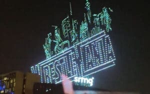 WWE Using Drones for Massive WrestleMania 42 Logo at Royal Rumble