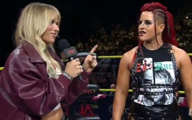 Zaria Appears During TNA Wrestling's AMC Debut For Knockouts Title Open Challenge