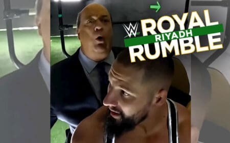 WWE Releases Backstage Royal Rumble Footage Of Bron Breakker & Paul Heyman After Masked Man Attack